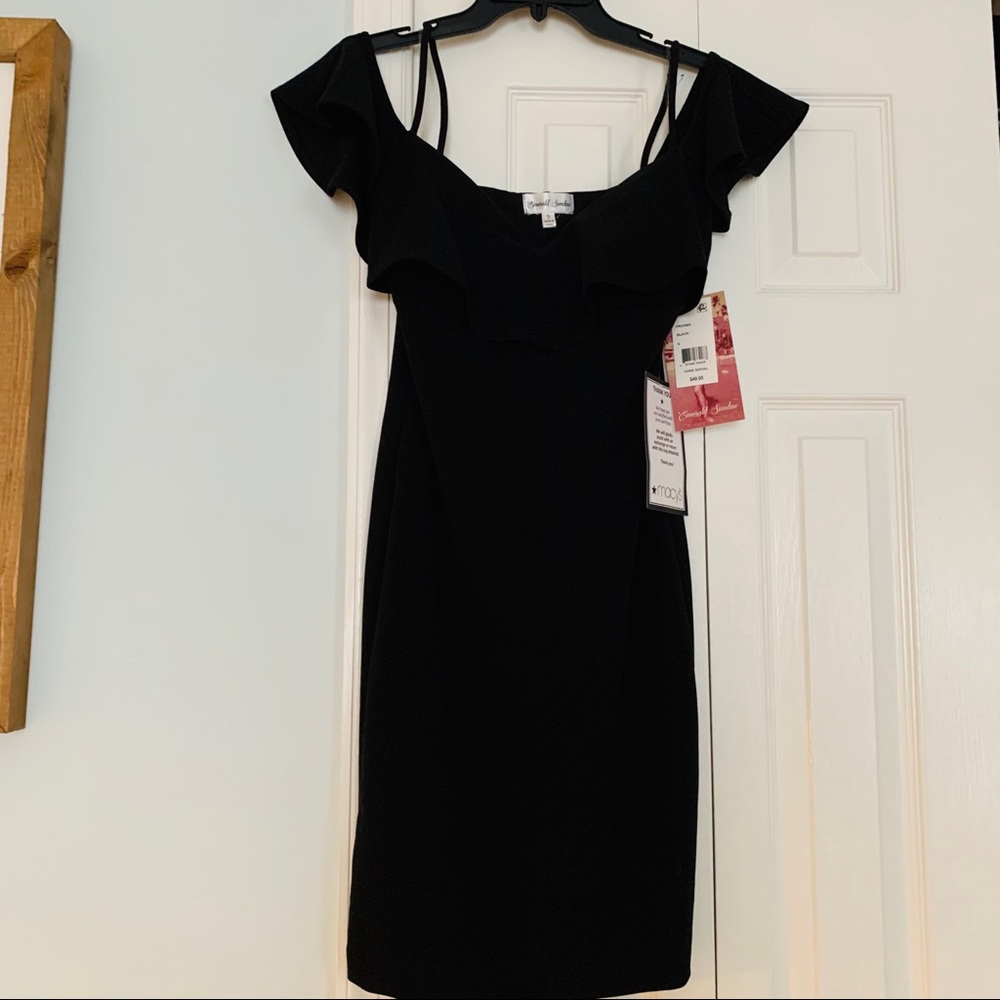 EMERALD SUNDAE Bodycon Off the Shoulder Dress